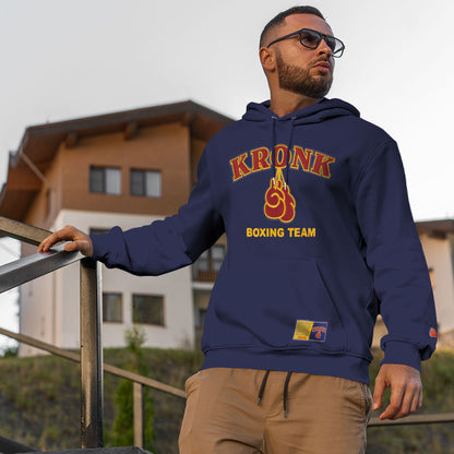 KRONK 'Boxing Team' Navy Hoodie